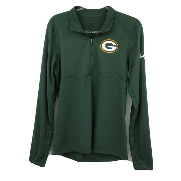 Nike Other - Nike Dri Fit 1/4 Zip Pullover Green Bay Packers S